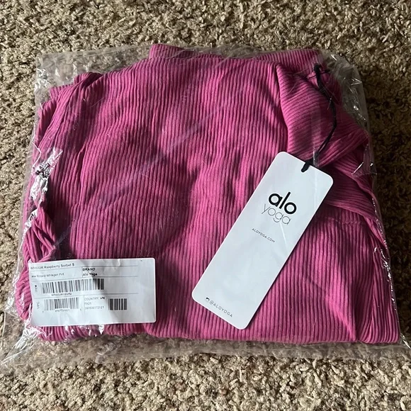 High Waist Ribbed Whisper Pants - Picture 9 of 9